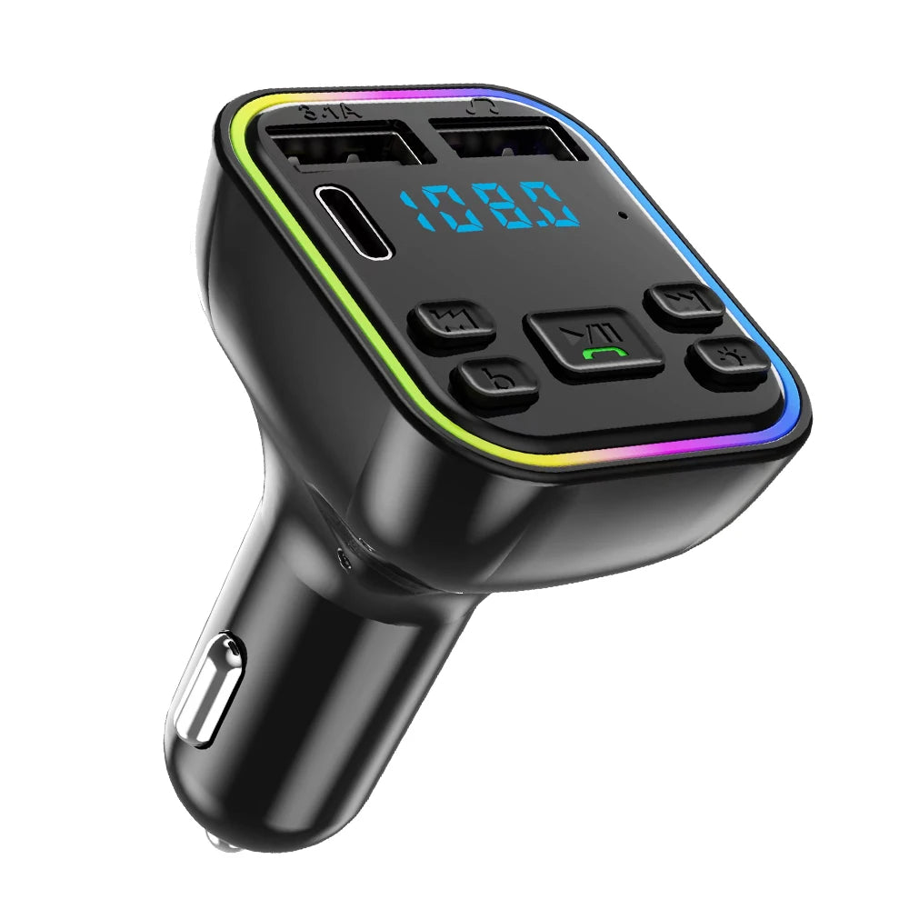 Gizmoto Bluetooth FM Transmitter LED